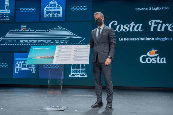 Costa Cruzeiros revela o Costa Firenze, o navio inspirado pela beleza do renascimento